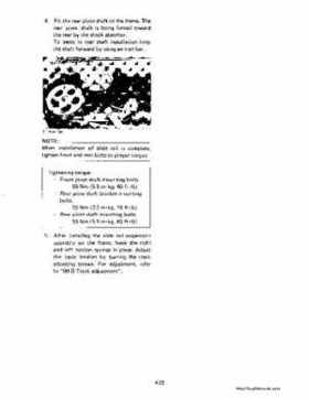 1983-1988 Genuine Yamaha Enticer/Excell III 340 Series Snowmobile Service Manual, Page 66