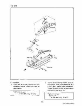 1983-1988 Genuine Yamaha Enticer/Excell III 340 Series Snowmobile Service Manual, Page 75