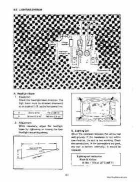 1983-1988 Genuine Yamaha Enticer/Excell III 340 Series Snowmobile Service Manual, Page 86