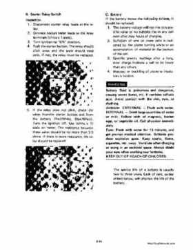 1983-1988 Genuine Yamaha Enticer/Excell III 340 Series Snowmobile Service Manual, Page 93