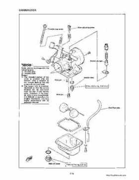 1983-1988 Genuine Yamaha Enticer/Excell III 340 Series Snowmobile Service Manual, Page 109