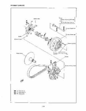 1983-1988 Genuine Yamaha Enticer/Excell III 340 Series Snowmobile Service Manual, Page 111