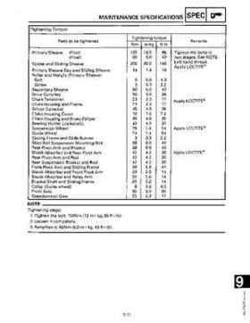 1991-1993 Yamaha Exciter II-570 Service Manual, Page 428