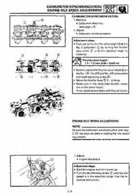 1992-1993 Yamaha V Max 4 VX750 Snowmobile Factory Service Manual, Page 28
