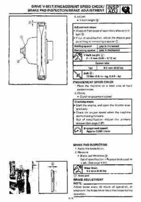 1992-1993 Yamaha V Max 4 VX750 Snowmobile Factory Service Manual, Page 33