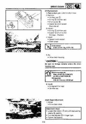 1992-1993 Yamaha V Max 4 VX750 Snowmobile Factory Service Manual, Page 35