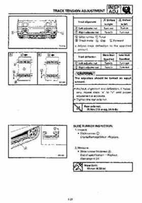 1992-1993 Yamaha V Max 4 VX750 Snowmobile Factory Service Manual, Page 37