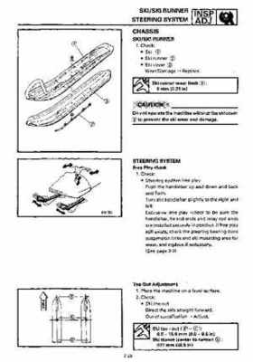 1992-1993 Yamaha V Max 4 VX750 Snowmobile Factory Service Manual, Page 38