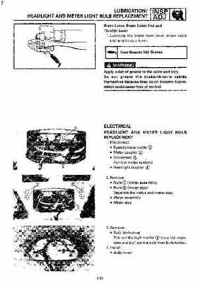 1992-1993 Yamaha V Max 4 VX750 Snowmobile Factory Service Manual, Page 40