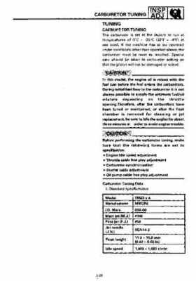 1992-1993 Yamaha V Max 4 VX750 Snowmobile Factory Service Manual, Page 43