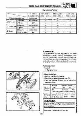 1992-1993 Yamaha V Max 4 VX750 Snowmobile Factory Service Manual, Page 54
