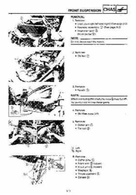 1992-1993 Yamaha V Max 4 VX750 Snowmobile Factory Service Manual, Page 70