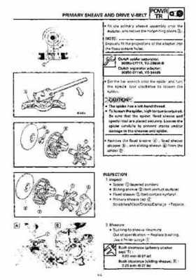 1992-1993 Yamaha V Max 4 VX750 Snowmobile Factory Service Manual, Page 80