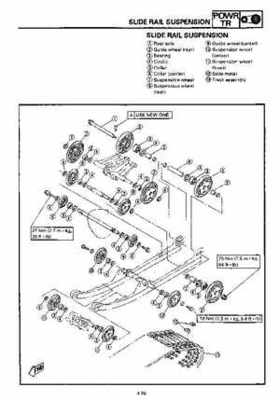 1992-1993 Yamaha V Max 4 VX750 Snowmobile Factory Service Manual, Page 105
