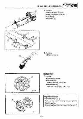 1992-1993 Yamaha V Max 4 VX750 Snowmobile Factory Service Manual, Page 109