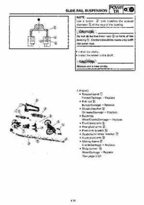 1992-1993 Yamaha V Max 4 VX750 Snowmobile Factory Service Manual, Page 110