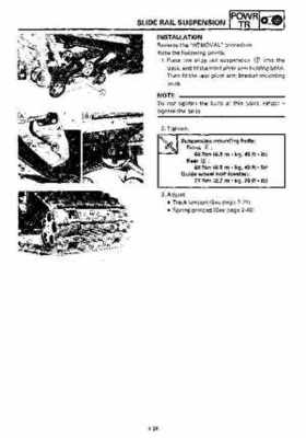 1992-1993 Yamaha V Max 4 VX750 Snowmobile Factory Service Manual, Page 112