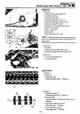 1992-1993 Yamaha V Max 4 VX750 Snowmobile Factory Service Manual, Page 114