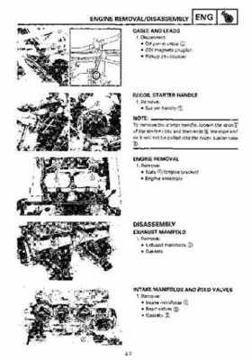 1992-1993 Yamaha V Max 4 VX750 Snowmobile Factory Service Manual, Page 119