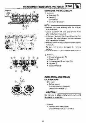 1992-1993 Yamaha V Max 4 VX750 Snowmobile Factory Service Manual, Page 123