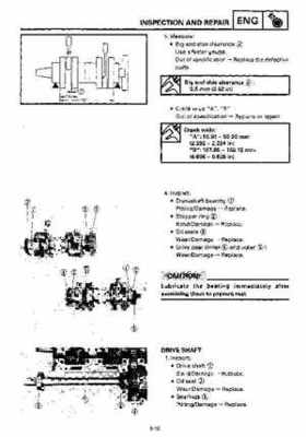 1992-1993 Yamaha V Max 4 VX750 Snowmobile Factory Service Manual, Page 129