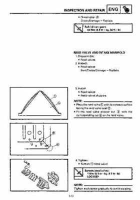 1992-1993 Yamaha V Max 4 VX750 Snowmobile Factory Service Manual, Page 130