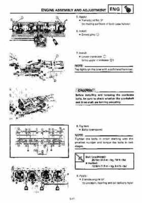 1992-1993 Yamaha V Max 4 VX750 Snowmobile Factory Service Manual, Page 134