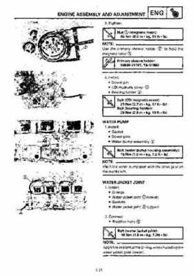 1992-1993 Yamaha V Max 4 VX750 Snowmobile Factory Service Manual, Page 138