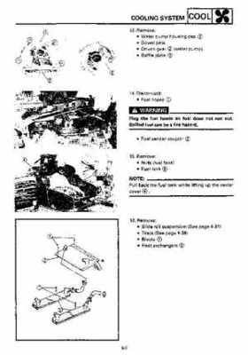 1992-1993 Yamaha V Max 4 VX750 Snowmobile Factory Service Manual, Page 150