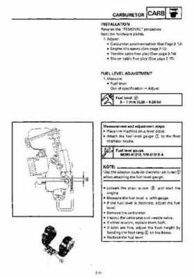 1992-1993 Yamaha V Max 4 VX750 Snowmobile Factory Service Manual, Page 167