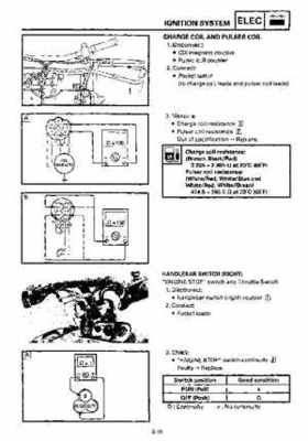 1992-1993 Yamaha V Max 4 VX750 Snowmobile Factory Service Manual, Page 180