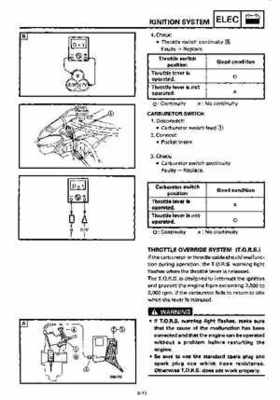 1992-1993 Yamaha V Max 4 VX750 Snowmobile Factory Service Manual, Page 181