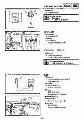 1992-1993 Yamaha V Max 4 VX750 Snowmobile Factory Service Manual, Page 183