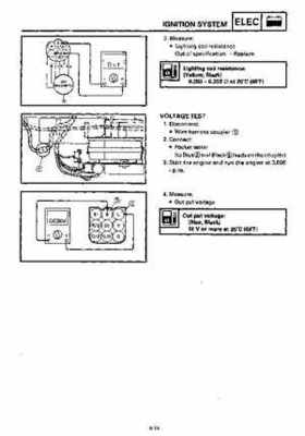 1992-1993 Yamaha V Max 4 VX750 Snowmobile Factory Service Manual, Page 184