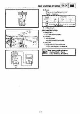 1992-1993 Yamaha V Max 4 VX750 Snowmobile Factory Service Manual, Page 201