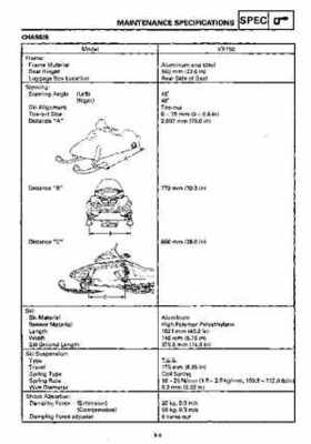 1992-1993 Yamaha V Max 4 VX750 Snowmobile Factory Service Manual, Page 211