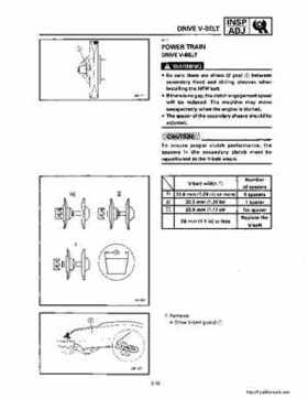 1994-2001 Yamaha Venture/V-Max 500 Series Snowmobile Service Manual, Page 26
