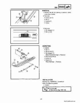 1994-2001 Yamaha Venture/V-Max 500 Series Snowmobile Service Manual, Page 64