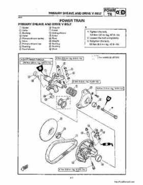 1994-2001 Yamaha Venture/V-Max 500 Series Snowmobile Service Manual, Page 73
