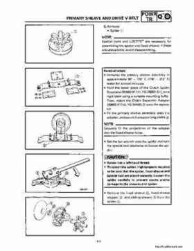 1994-2001 Yamaha Venture/V-Max 500 Series Snowmobile Service Manual, Page 75