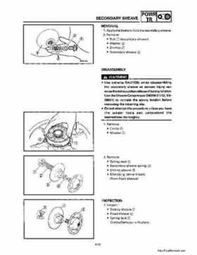 1994-2001 Yamaha Venture/V-Max 500 Series Snowmobile Service Manual, Page 82