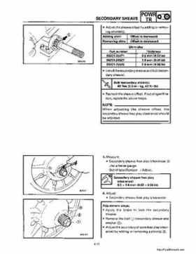 1994-2001 Yamaha Venture/V-Max 500 Series Snowmobile Service Manual, Page 86
