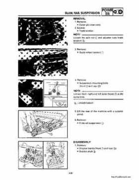 1994-2001 Yamaha Venture/V-Max 500 Series Snowmobile Service Manual, Page 105