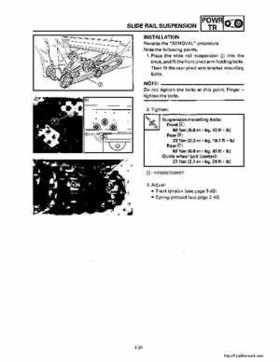 1994-2001 Yamaha Venture/V-Max 500 Series Snowmobile Service Manual, Page 110