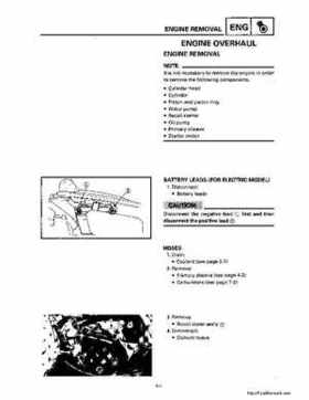 1994-2001 Yamaha Venture/V-Max 500 Series Snowmobile Service Manual, Page 116