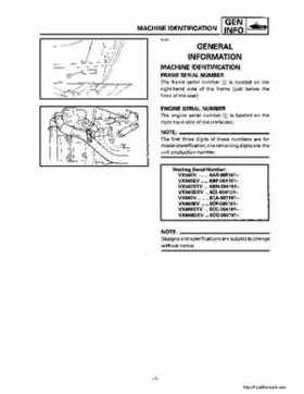 1994-2001 Yamaha Venture/V-Max 500 Series Snowmobile Service Manual, Page 236