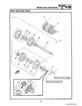 1994-2001 Yamaha Venture/V-Max 500 Series Snowmobile Service Manual, Page 257