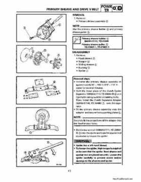 1994-2001 Yamaha Venture/V-Max 500 Series Snowmobile Service Manual, Page 425