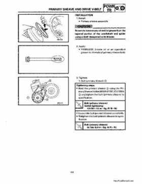 1994-2001 Yamaha Venture/V-Max 500 Series Snowmobile Service Manual, Page 430