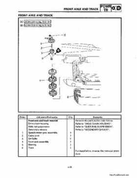 1994-2001 Yamaha Venture/V-Max 500 Series Snowmobile Service Manual, Page 460